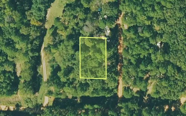 Aerial view of YELL County parcel 137-00019-000 — Arkansas post-auction with approximate parcel outline