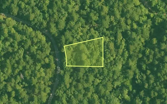 Aerial view of SALINE County parcel 420-00038-000 — Arkansas post-auction with approximate parcel outline