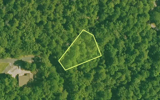 Aerial view of GARLAND County parcel 69455 — Arkansas post-auction with approximate parcel outline