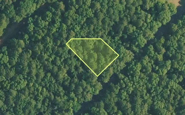 Aerial view of VAN BUREN County parcel 4400-09121-0000 — Arkansas post-auction with approximate parcel outline
