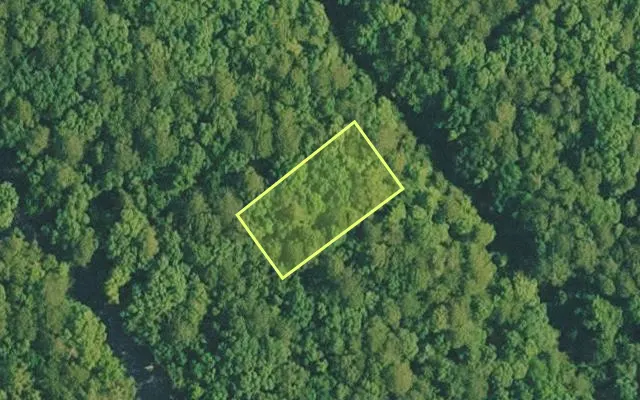 Aerial view of VAN BUREN County parcel 4400-02066-0000 — Arkansas post-auction with approximate parcel outline