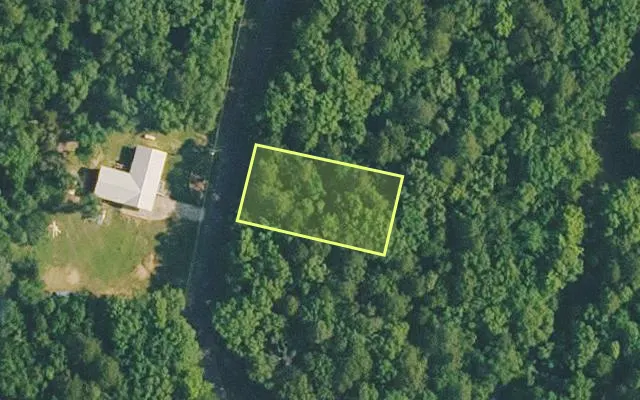 Aerial view of VAN BUREN County parcel 4400-04097-0000 — Arkansas post-auction with approximate parcel outline