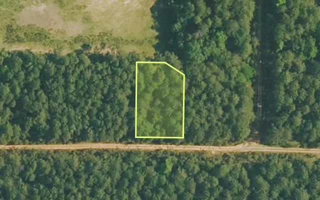 Aerial view of VAN BUREN County parcel 4500-02291-0000 — Arkansas post-auction with approximate parcel outline