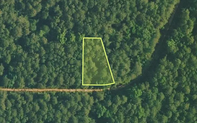 Aerial view of VAN BUREN County parcel 4500-02164-0000 — Arkansas post-auction with approximate parcel outline