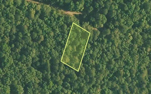 Aerial view of VAN BUREN County parcel 4500-01109-0000 — Arkansas post-auction with approximate parcel outline
