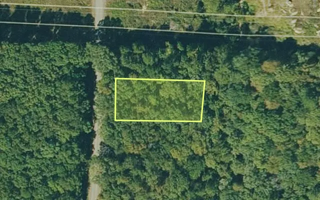 Aerial view of VAN BUREN County parcel 4050-12210-0000 — Arkansas post-auction with approximate parcel outline