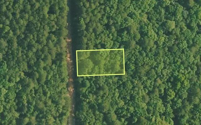 Aerial view of VAN BUREN County parcel 4500-02497-0000 — Arkansas post-auction with approximate parcel outline