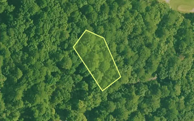 Aerial view of GARLAND County parcel 74622 — Arkansas post-auction with approximate parcel outline
