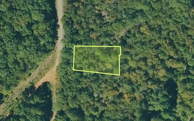 Aerial view of VAN BUREN County parcel 4050-12191-0000 — Arkansas post-auction with approximate parcel outline