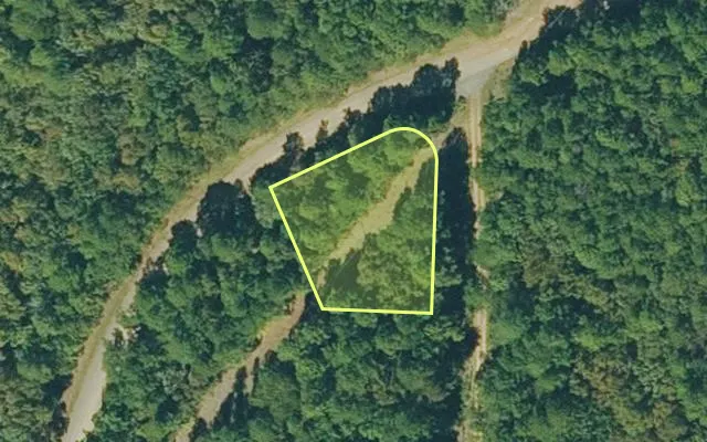 Aerial view of VAN BUREN County parcel 4300-01143-0000 — Arkansas post-auction with approximate parcel outline