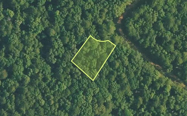 Aerial view of VAN BUREN County parcel 4400-15034-0000 — Arkansas post-auction with approximate parcel outline