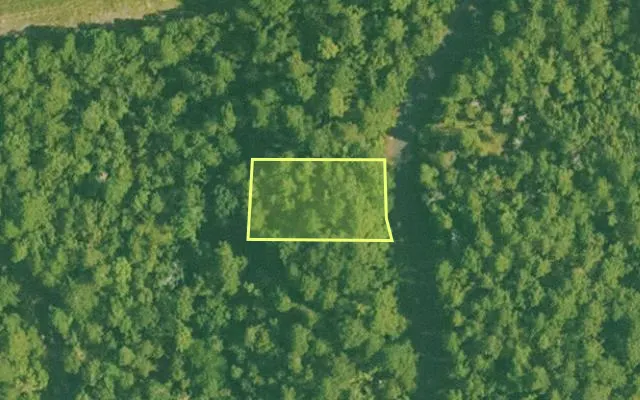 Aerial view of GARLAND County parcel 57514 — Arkansas post-auction with approximate parcel outline