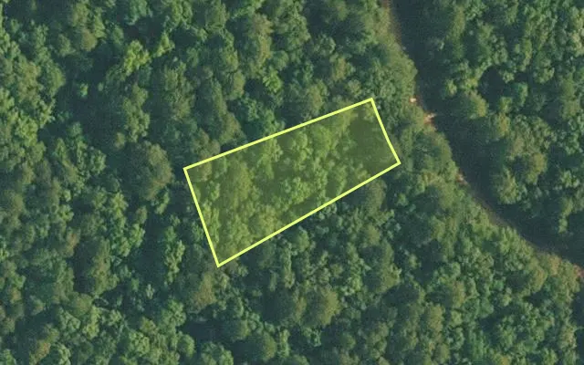 Aerial view of VAN BUREN County parcel 4300-01348-0000 — Arkansas post-auction with approximate parcel outline