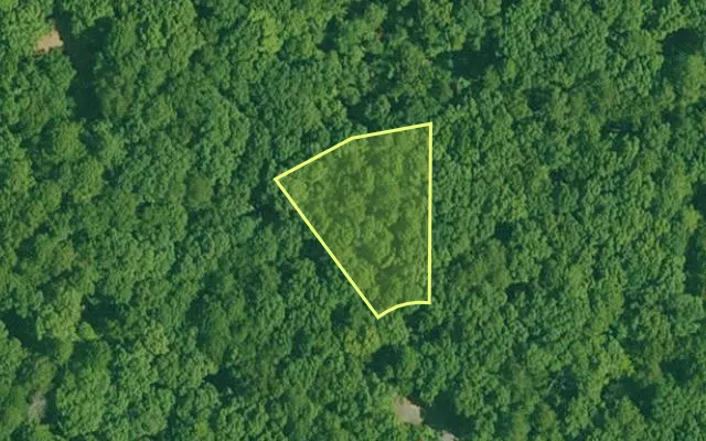 Aerial view of GARLAND County parcel 60510 — Arkansas post-auction with approximate parcel outline