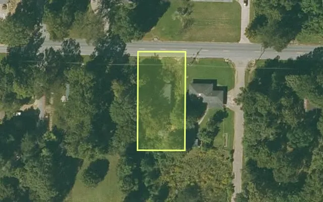 Aerial view of CHICOT County parcel 050-01540-000 — Arkansas post-auction with approximate parcel outline
