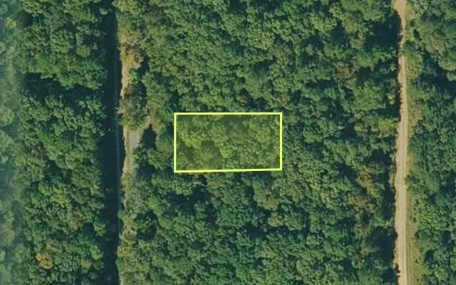 Aerial view of VAN BUREN County parcel 4050-12316-0000 — Arkansas post-auction with approximate parcel outline