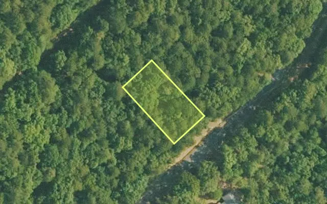 Aerial view of VAN BUREN County parcel 4050-03085-0000 — Arkansas post-auction with approximate parcel outline