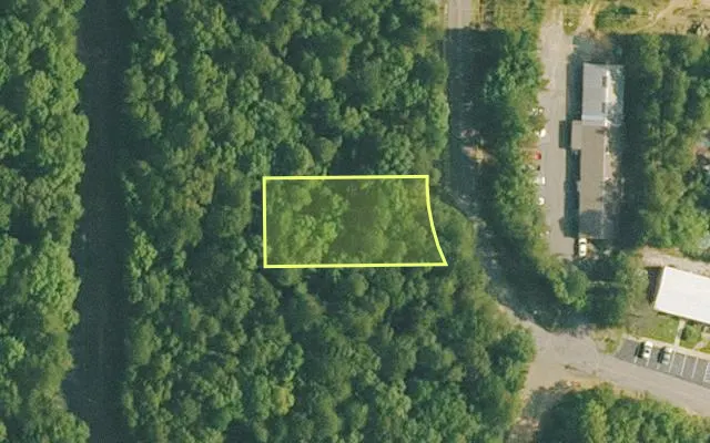 Aerial view of VAN BUREN County parcel 4400-19016-0000 — Arkansas post-auction with approximate parcel outline
