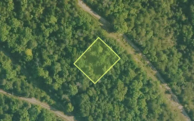 Aerial view of BAXTER County parcel 010-02407-000 — Arkansas post-auction with approximate parcel outline