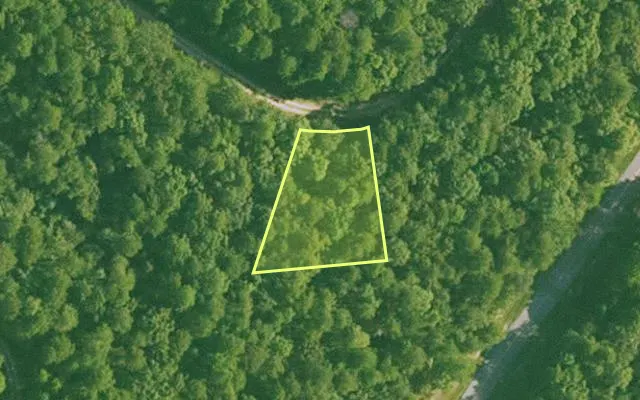 Aerial view of SALINE County parcel 748-00052-000 — Arkansas post-auction with approximate parcel outline