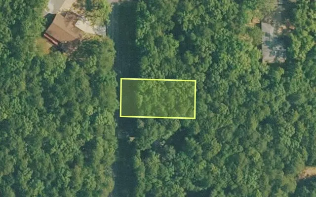 Aerial view of VAN BUREN County parcel 4400-07156-0000 — Arkansas post-auction with approximate parcel outline