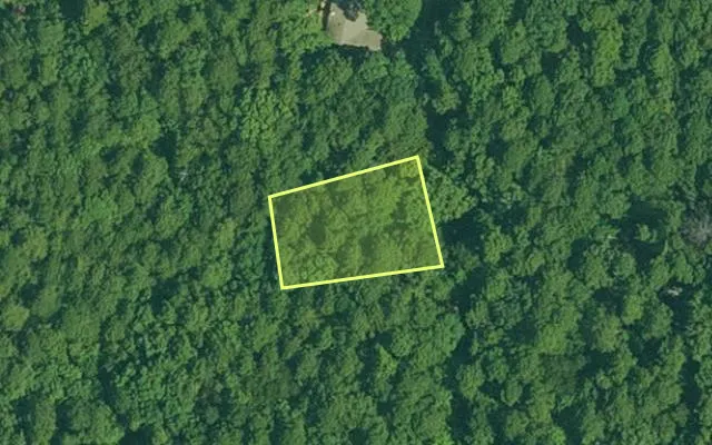 Aerial view of GARLAND County parcel 72845 — Arkansas post-auction with approximate parcel outline