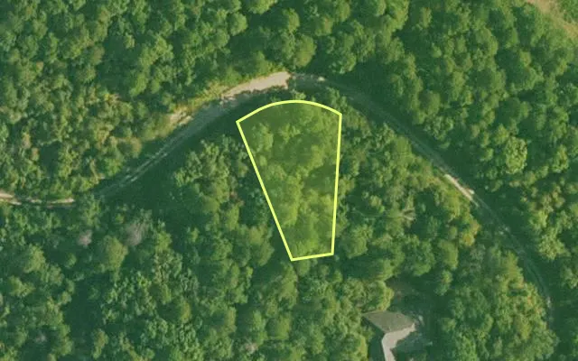 Aerial view of SALINE County parcel 720-00133-000 — Arkansas post-auction with approximate parcel outline