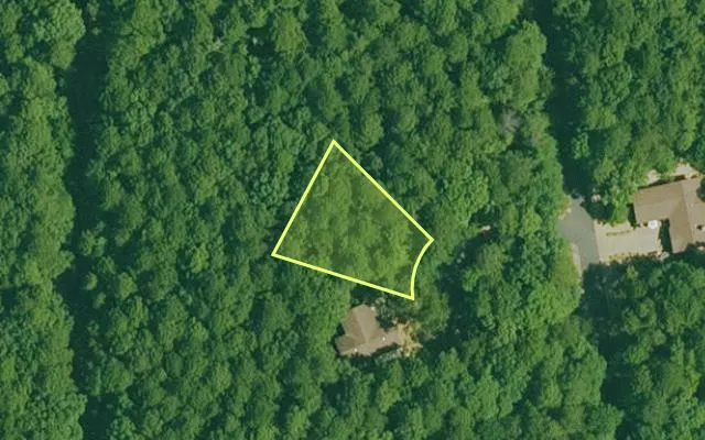 Aerial view of GARLAND County parcel 60666 — Arkansas post-auction with approximate parcel outline