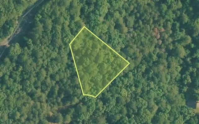 Aerial view of VAN BUREN County parcel 4250-03025-0000 — Arkansas post-auction with approximate parcel outline
