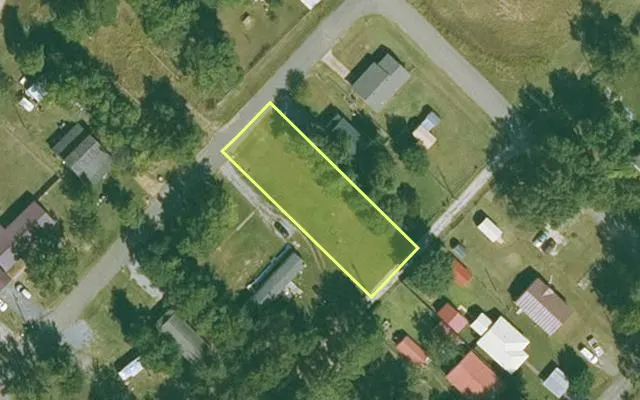 Aerial view of MISSISSIPPI County parcel 357-00041-000 — Arkansas post-auction with approximate parcel outline