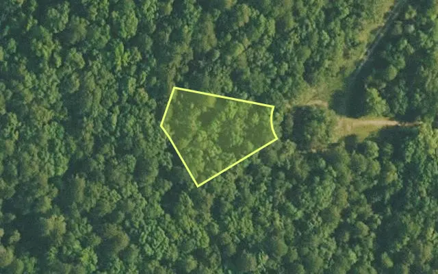 Aerial view of VAN BUREN County parcel 4700-01028-0000 — Arkansas post-auction with approximate parcel outline