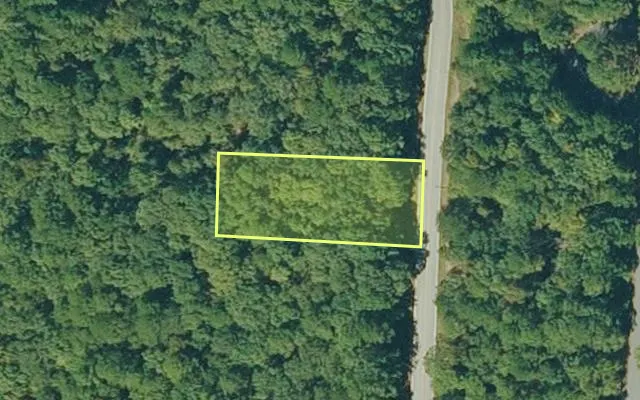 Aerial view of VAN BUREN County parcel 4250-04087-0000 — Arkansas post-auction with approximate parcel outline