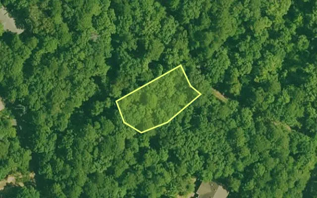 Aerial view of GARLAND County parcel 66881 — Arkansas post-auction with approximate parcel outline