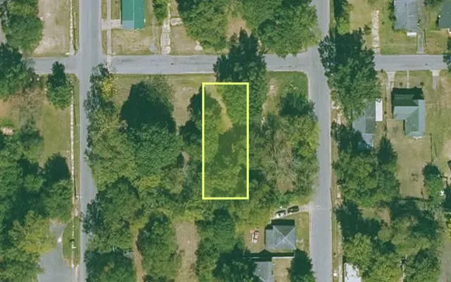 Aerial view of JEFFERSON County parcel 930-62173-000 — Arkansas post-auction with approximate parcel outline
