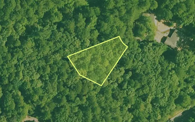 Aerial view of GARLAND County parcel 59187 — Arkansas post-auction with approximate parcel outline