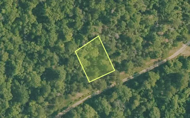 Aerial view of BAXTER County parcel 010-01608-021 — Arkansas post-auction with approximate parcel outline