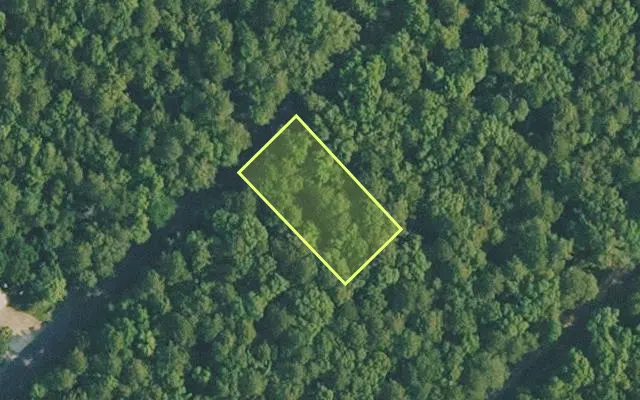 Aerial view of VAN BUREN County parcel 4400-09239-0000 — Arkansas post-auction with approximate parcel outline
