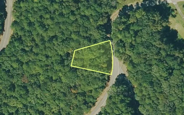 Aerial view of VAN BUREN County parcel 4300-04195-0000 — Arkansas post-auction with approximate parcel outline
