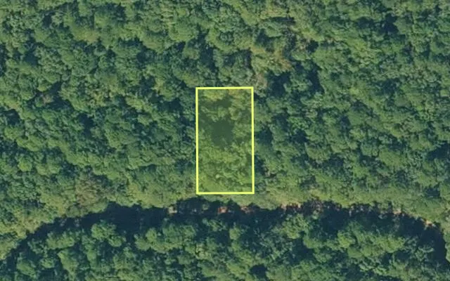 Aerial view of VAN BUREN County parcel 4300-13011-0000 — Arkansas post-auction with approximate parcel outline