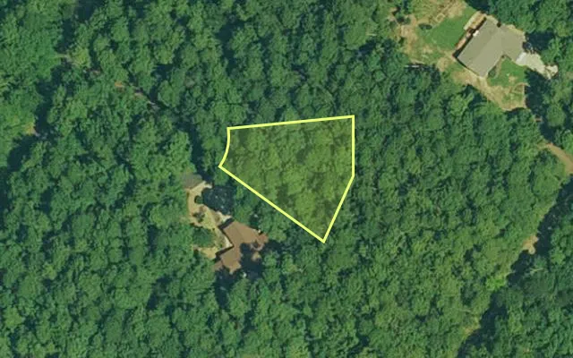 Aerial view of GARLAND County parcel 64427 — Arkansas post-auction with approximate parcel outline