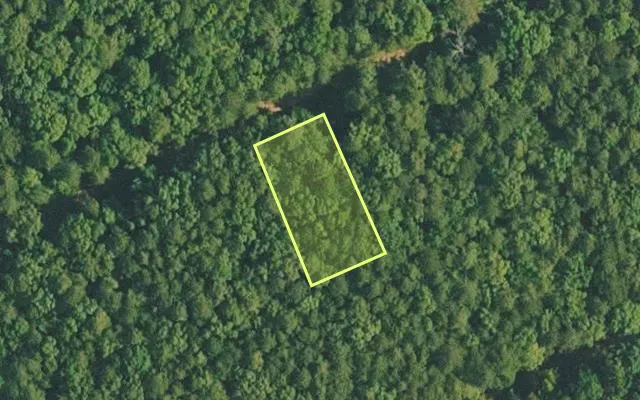 Aerial view of VAN BUREN County parcel 4400-12272-0000 — Arkansas post-auction with approximate parcel outline