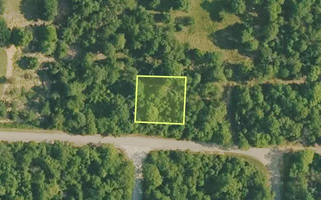 Aerial view of BAXTER County parcel 010-00945-000 — Arkansas post-auction with approximate parcel outline