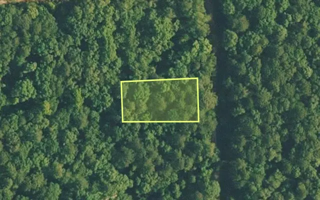 Aerial view of VAN BUREN County parcel 4400-14068-0000 — Arkansas post-auction with approximate parcel outline