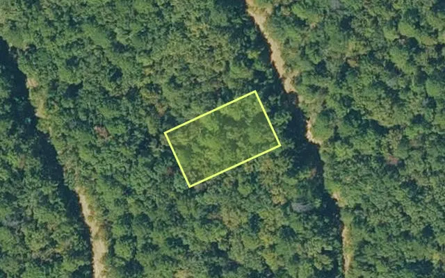 Aerial view of VAN BUREN County parcel 4300-06195-0000 — Arkansas post-auction with approximate parcel outline