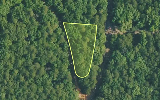 Aerial view of VAN BUREN County parcel 4400-17189-0000 — Arkansas post-auction with approximate parcel outline