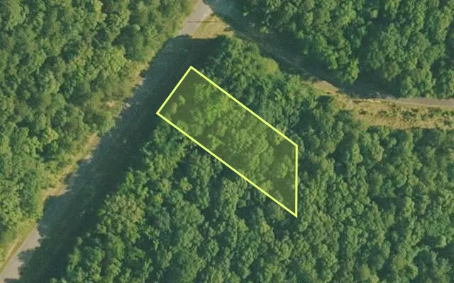 Aerial view of VAN BUREN County parcel 4400-22183-0000 — Arkansas post-auction with approximate parcel outline