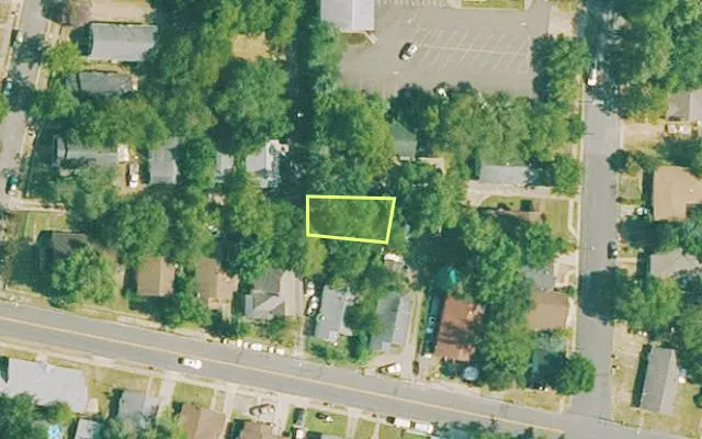 Aerial view of GARLAND County parcel 50238 — Arkansas post-auction with approximate parcel outline