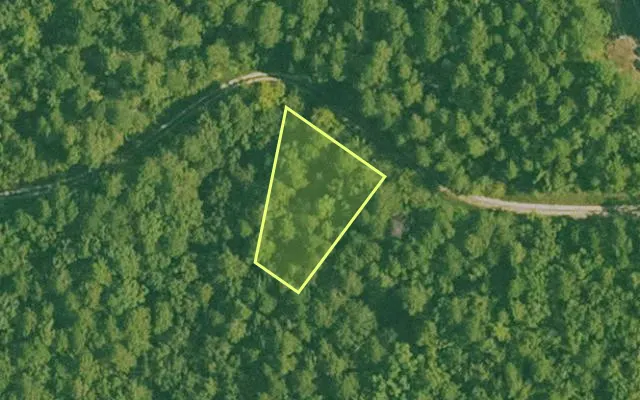 Aerial view of GARLAND County parcel 57014 — Arkansas post-auction with approximate parcel outline