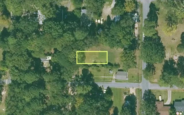 Aerial view of JEFFERSON County parcel 930-12264-000 — Arkansas post-auction with approximate parcel outline