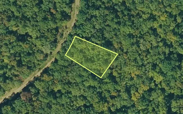 Aerial view of VAN BUREN County parcel 4550-02147-0000 — Arkansas post-auction with approximate parcel outline